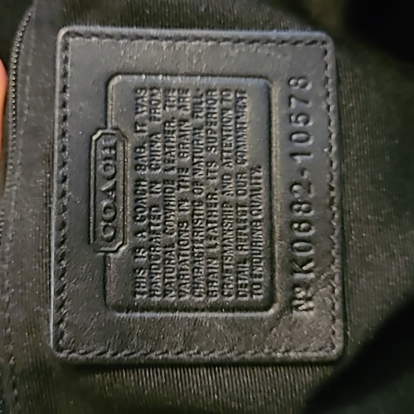 Authentic Coach Black Leather Hobo Bag and matching wallet - Picture 8 of 15